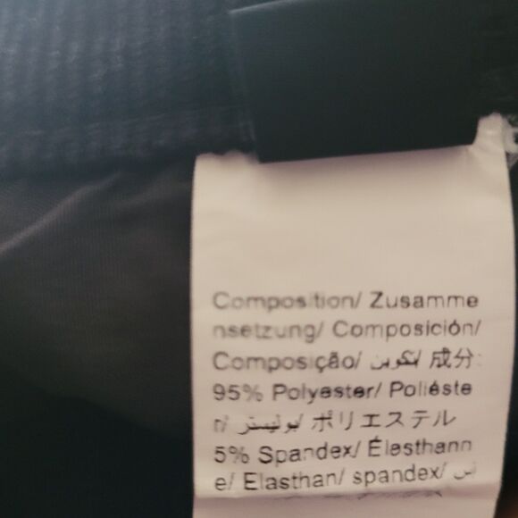 SHEIN Corduroy Pants Womens XS 2 (26Wx31L) Black High Rise Flare Boho Hippie - Picture 9 of 10